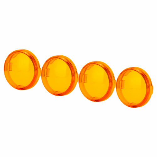 4pcs 6cm/2.36in Motorcycle Turn Signal Light Lens 1
