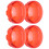 4pcs 6cm/2.36in Motorcycle Turn Signal Light Lens 7