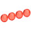 4pcs 6cm/2.36in Motorcycle Turn Signal Light Lens 8