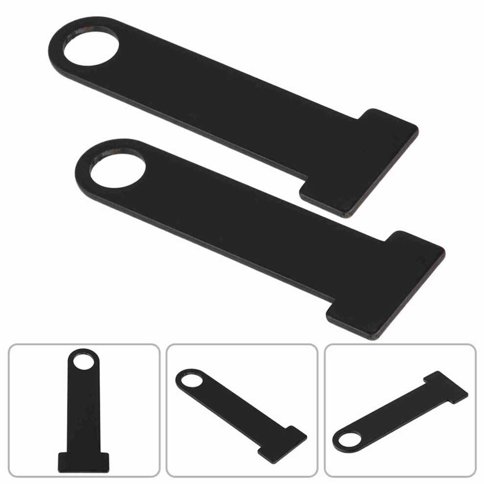 Universal Stainless Steel Motorcycle Helmet Strap D-Ring Lock Uk Black 7621333290970