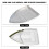 Copriscarpe in alluminio e ferro B-8TN 21,5*15*1 cm 8