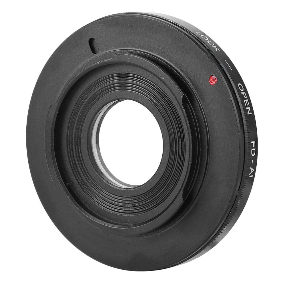 Fd-Ai Adapter Ring For Canon Fd Lens To Nikon Ai Mount, Durable Aluminum Black 6931333293125