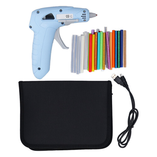 Cordless Hot Glue Gun Kit Rechargeable Fast