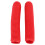 Pair Motorcycle Front Fork Shock Boots Dust Cover 10