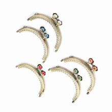 Cadre de sac Ă main semi-circulaire en alliage, 8,5 cm, 23 g - Couleur