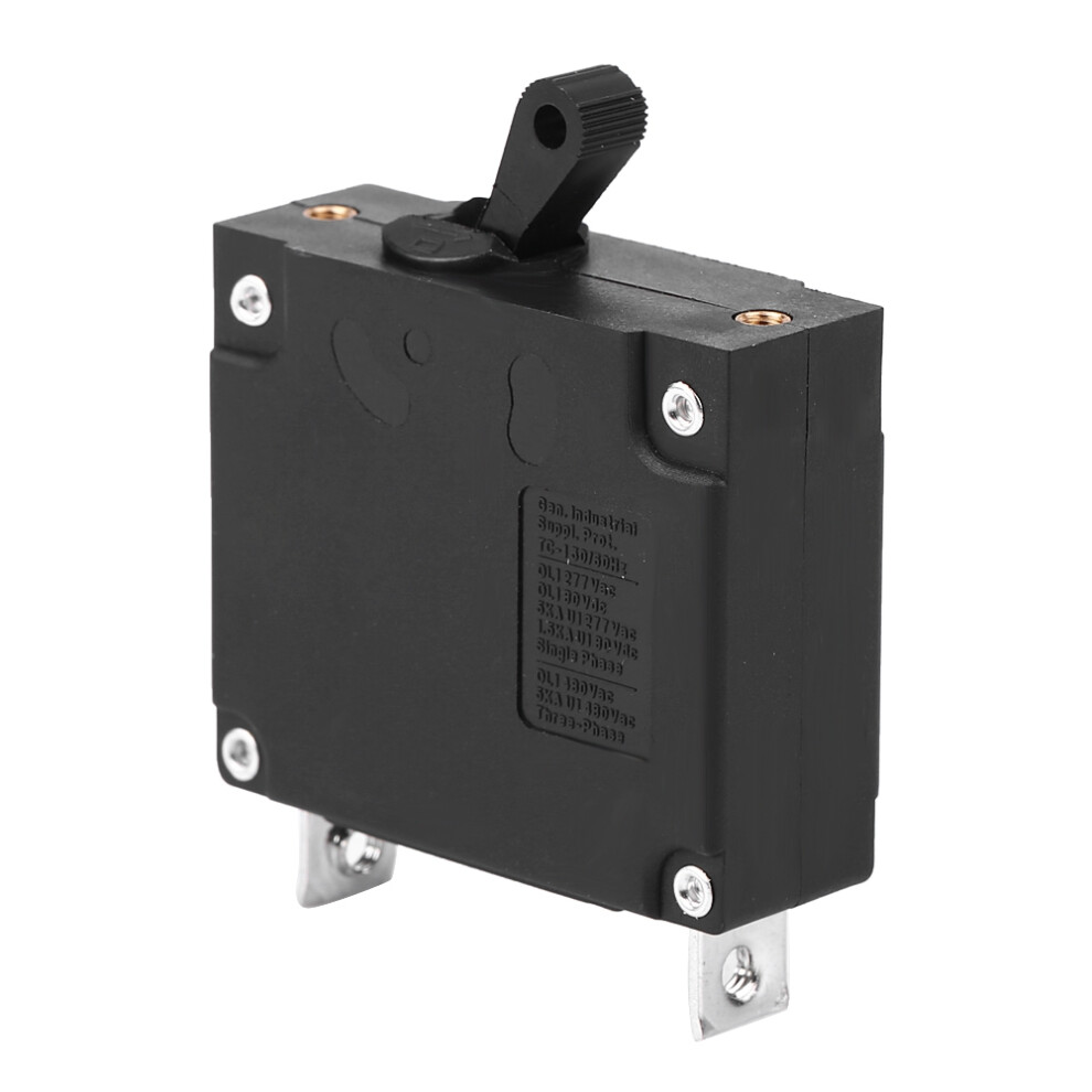 15A Dc/Ac Manual Toggle Circuit Breaker With Reset And Overload Protection 4611333297027