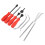 8PCS Drum Brake Puller Tool Kit Universal 45 Steel 7