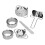 Set da 10 pezzi per dumplings – Acciaio inossidabile, Argento 1