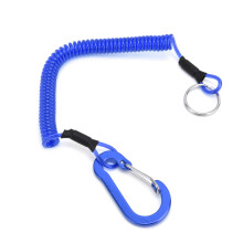 Cordini da pesca retrattili con cavo avvolto da 1,2 m, blu