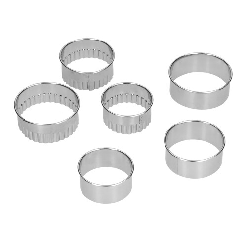 Set da 10 pezzi per dumplings – Acciaio inossidabile, Argento 2