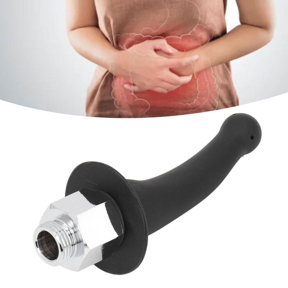 T6 Silicone Aluminum Enema Shower Head for Men & Women 200ml