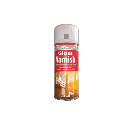 1x 250ml Clear Gloss Varnish Spray All Purpose