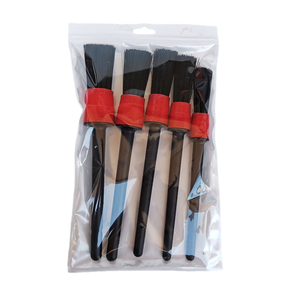 5 Pcs Car Detailing Brush Set Interior Crevice 9121376240119