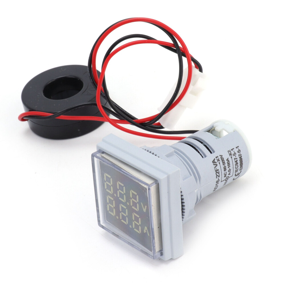 Current Signal Indicator Ad16-22Fva 60-500V Ac, 0-99.9A White 4311333302577