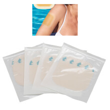 4 almohadillas hidrocoloides autoadhesivas para heridas de 10x10cm