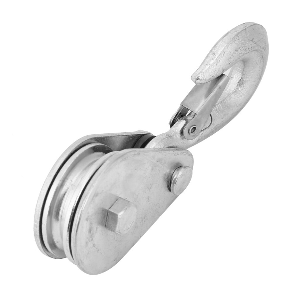 High Strength Steel Single Wheel Pulley Block 0.5 Tons For Lifting 5081333307870