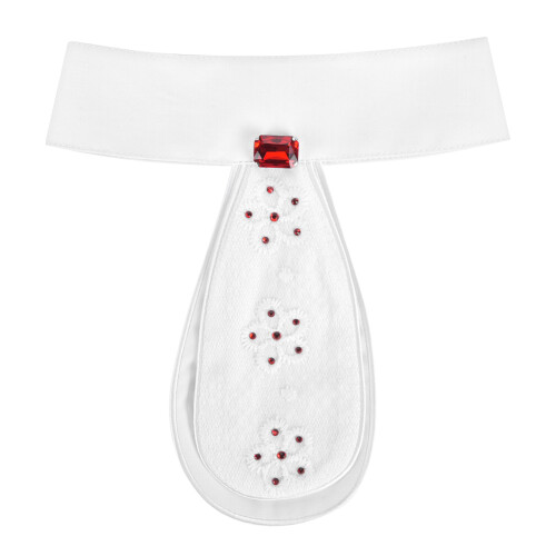 Stylish Children Horse Riding Collar Flower White 1