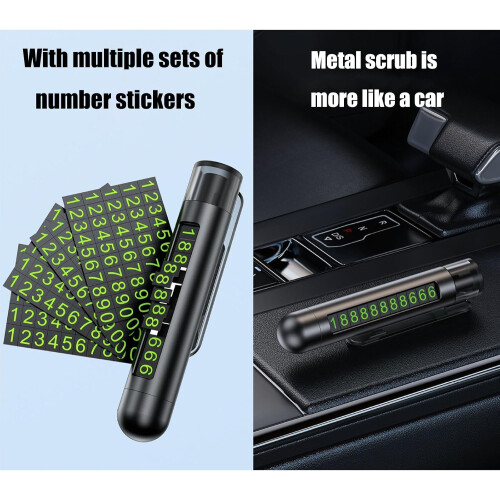 Multifunctional Safe Hammer Parking Dashboard Tool Black 2