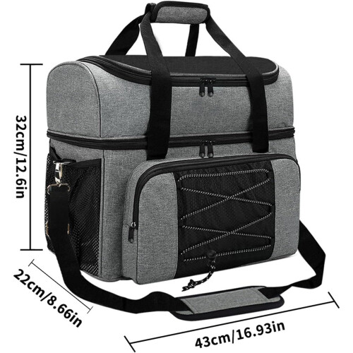 Bowling Ball Bag for 2 with Shoes Storage 1
