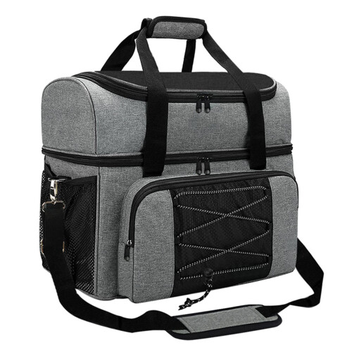 Bowling Ball Bag for 2 with Shoes Storage