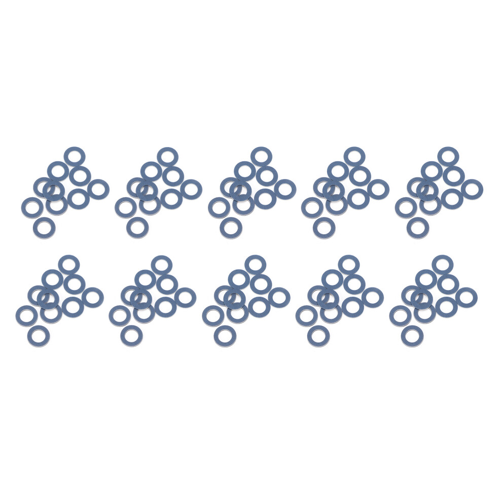 100Pcs Aluminum Oil Drain Plug Gasket 12 X 21 X 1.78Mm Replacement 4991333310811