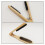 Peigne lissant en bois massif double-face 10
