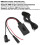 Cavo AUX Bluetooth 5.0 con microfono 150 cm 12V CDA-9857 8