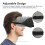 Breathable Cotton Sleep Eye Cover 69cm Light Blocking Black 6