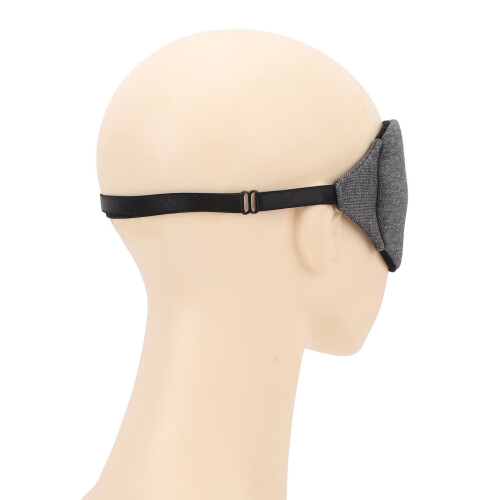 Breathable Cotton Sleep Eye Cover 69cm Light Blocking Black 2