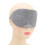 Breathable Cotton Sleep Eye Cover – Adjustable, Light Blocking Gray 9