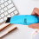 USB Powered Keyboard Vacuum Cleaner, Lightweight, Blue, 4x14x2cm 5