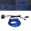 3M Blue Flexible LED Car Ambient Light Strip - 5V USB Interior Decor 14