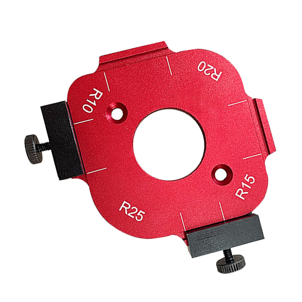 4-In-1 Aluminum Router Jig R10 R15 R20 R25 Angle & Arc Template 4401333313670