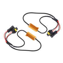 2 pièces 50W 6Ω Adaptateur de résistance de charge H11/880/881 LED