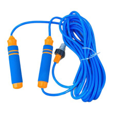 Sprinkler for , The portable versatile water spray jump rope jumping, To rope for playing from fitness sports activities team games blue