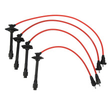 4Pcs/Set Spark Plug Wire Set Ignition Cable Kit