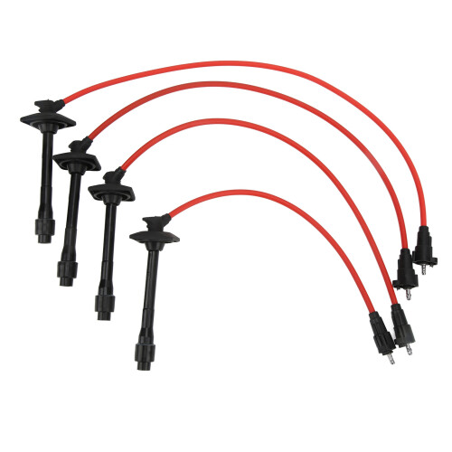 4Pcs/Set Spark Plug Wire Set Ignition Cable Kit