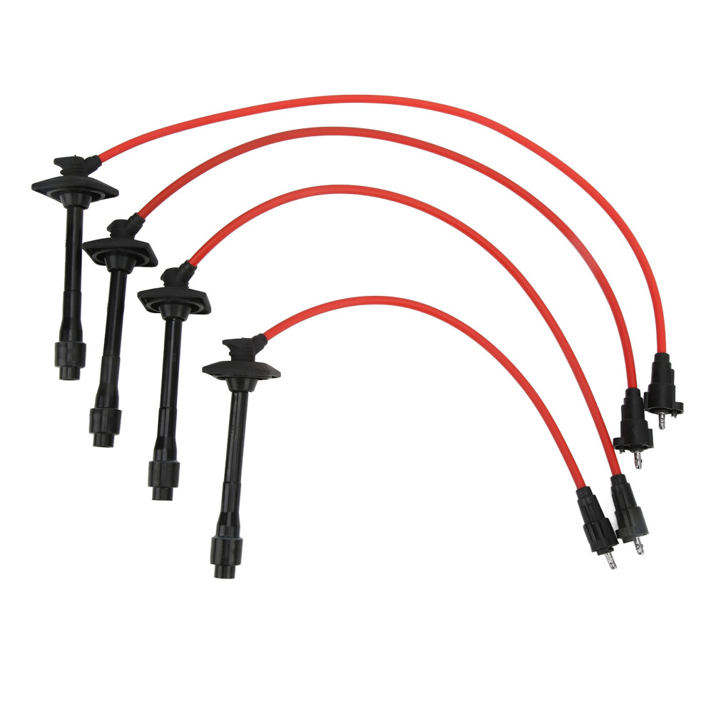 4Pcs/Set Spark Plug Wire Set Ignition Cable Kit 9121376242380