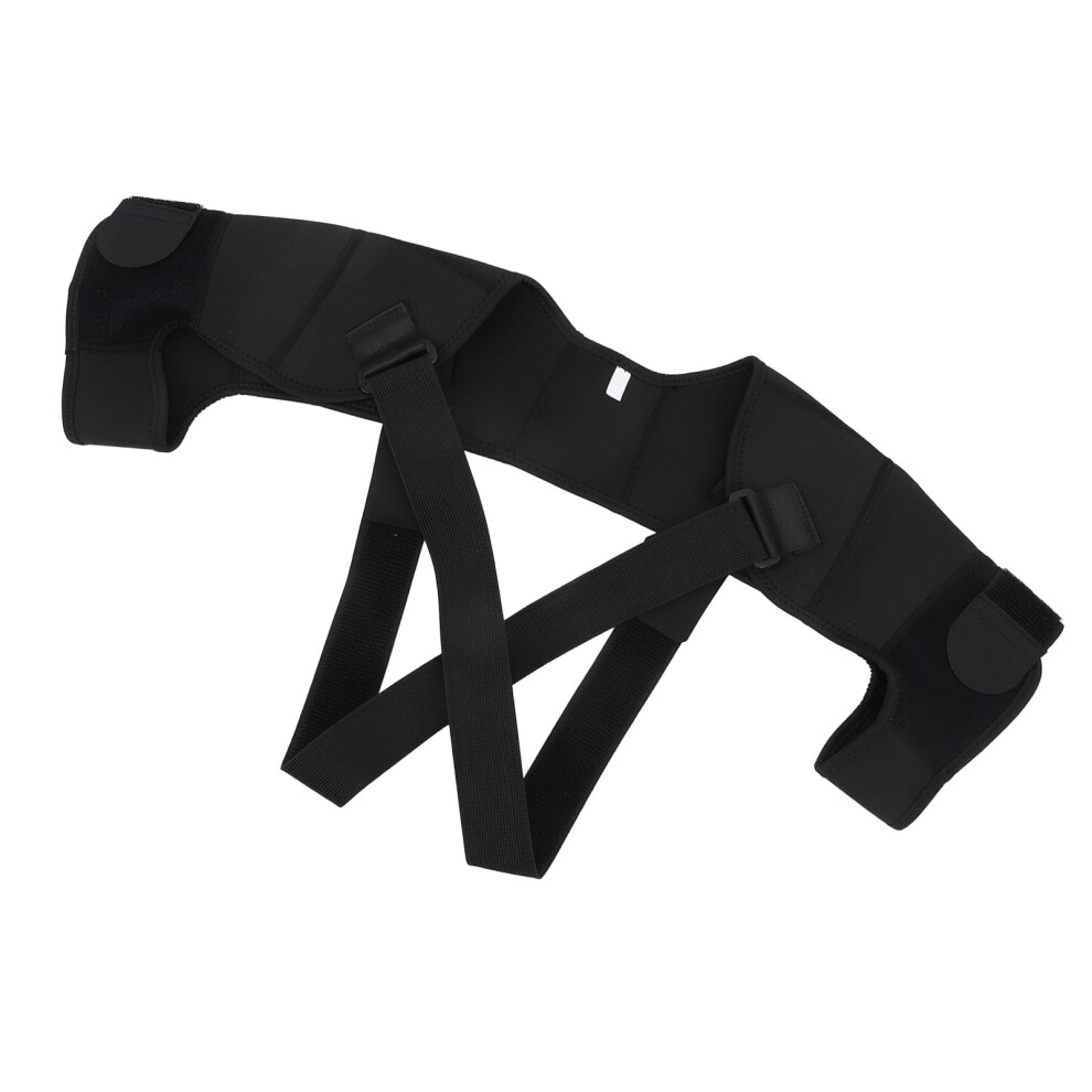 Double Shoulder Support Brace, Adjustable, Sweat-Wicking, Fitness & Running S