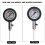 Portable Football Pointer Pressure Gauge Inner 13
