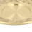 Messing-Blumenrelief-Untertassenplatte Gold 8