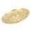 Messing-Blumenrelief-Untertassenplatte Gold 11