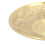 Messing-Blumenrelief-Untertassenplatte Gold 6