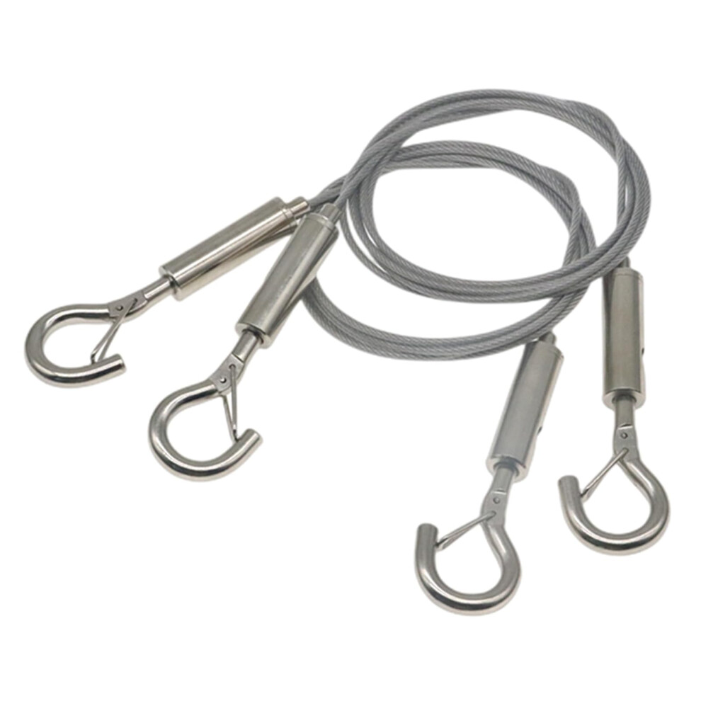 2 Pieces Robust Picture Hanging Wire Replacement Adjustable Stainless Steel Wire Hanging Rope Hardware Easy To Use 6276012219578