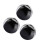 3PCS Silver Black PU Leather Indoor Leisure 6