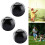 3PCS Silver Black PU Leather Indoor Leisure 5
