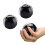 3PCS Silver Black PU Leather Indoor Leisure 4