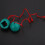 4PCS Green Rubber Billiard Chalk Holder Snooker 14