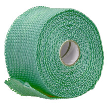 5m Green Glass Fiber Alloy Steel Heat Insulation Tape for Exhaust Pipes
