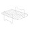 Grille de cuisson à double couche 410g 20x13x7cm argent 13